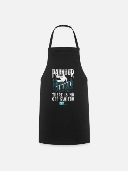 Parkour Free Running Traceur - Kochschürze - Schwarz