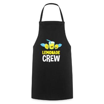 Lemonade Crew Juice Stand - Kochschürze - Schwarz - Vorne - AI Model Male 185 dark (185cm)