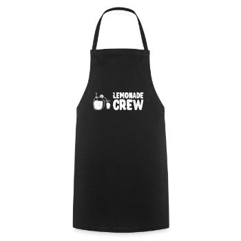Lemonade Crew Juice Stand - Kochschürze - Schwarz - Vorne - AI Model Male 185 dark (185cm)