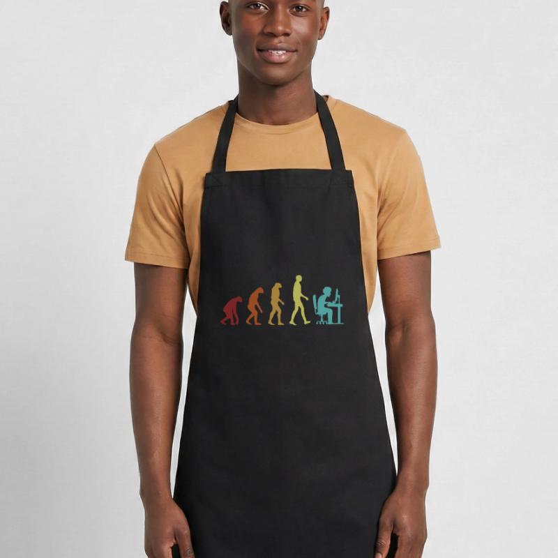 Programmer Evolution Full Stack Coder Software Cooking Apron