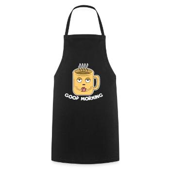 Coffee Cup Breakfast Coffee Lover Coffee - Cooking Apron - black - Front - AI Model Male 185 dark (185cm)