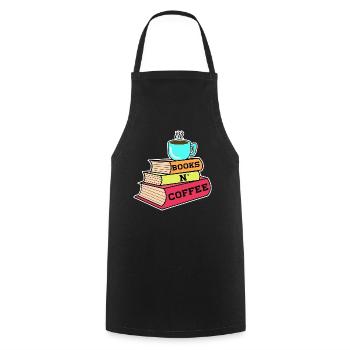 Caffeine Coffee Drinking Statement Coffee Lovers - Cooking Apron - black - Front - AI Model Male 185 dark (185cm)