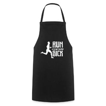 Jogger Runner Marathon Jogging Ski de fond - Tablier de cuisine - noir - Devant - AI Model Male 185 dark (185cm)
