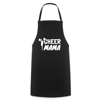 Encouragez maman - Tablier de cuisine - noir - Devant - AI Model Male 185 dark (185cm)