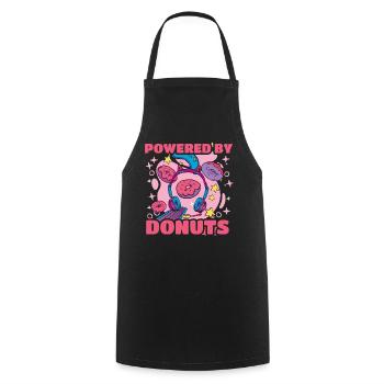 Cupcake Design für Konditor | Cupcake Dealer - Kochschürze - Schwarz - Vorne - AI Model Male 185 dark (185cm)