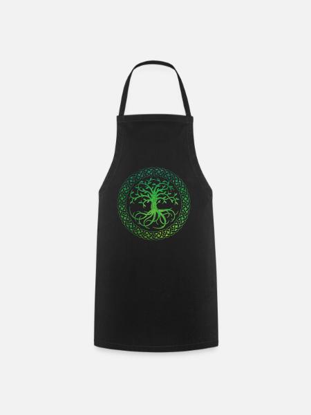 Celtic Tree of Life - Kochschürze - Schwarz