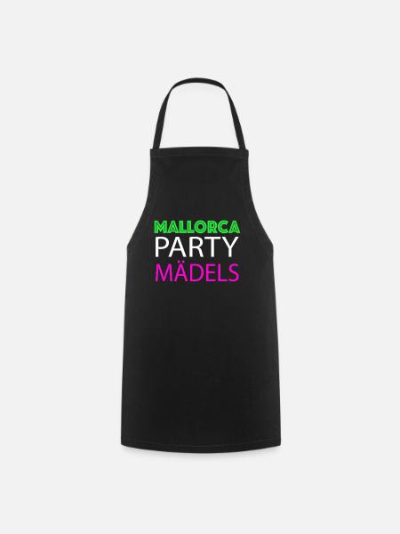 Mallorca Party Mädels - Kochschürze - Schwarz