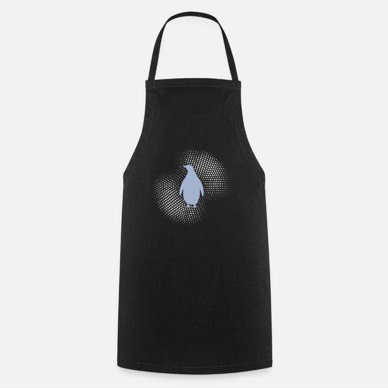 Pinguin - Kochschürze - Schwarz