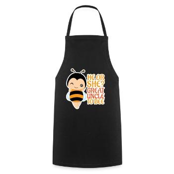 Il ou elle grand-oncle à bee grand-oncle - Tablier de cuisine - noir - Devant - AI Model Male 185 dark (185cm)
