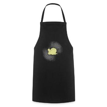 Snail - Cooking Apron - black - Front - AI Model Male 185 dark (185cm)