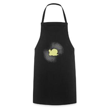 Snail - Cooking Apron - black - Front - AI Model Male 185 dark (185cm)