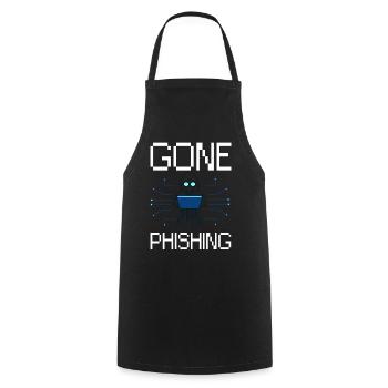 Ethical Hacker Security Computer Hacking - Cooking Apron - black - Front - AI Model Male 185 dark (185cm)