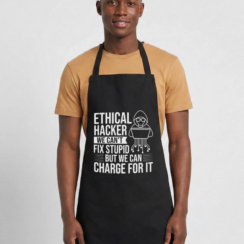 Ethical Hacker Security Computer Hacking Cooking Apron