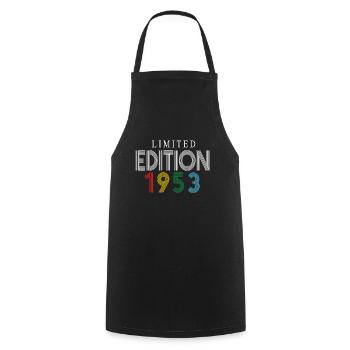 Édition limitée 1953 - Tablier de cuisine - noir - Devant - AI Model Male 185 dark (185cm)