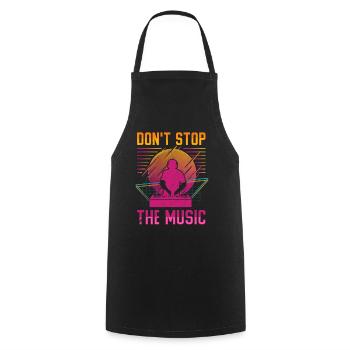 DISC JOCKEY - Cooking Apron - black - Front - AI Model Male 185 dark (185cm)