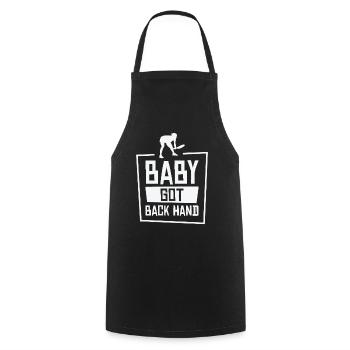 Tennis Tennis Player Tennis Racket Tennis Ball - Cooking Apron - black - Front - AI Model Male 185 dark (185cm)