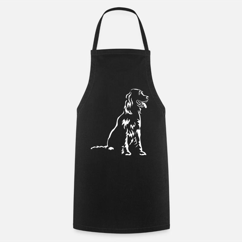 Gordon Setter "Black Edition" - Kochschürze - Schwarz