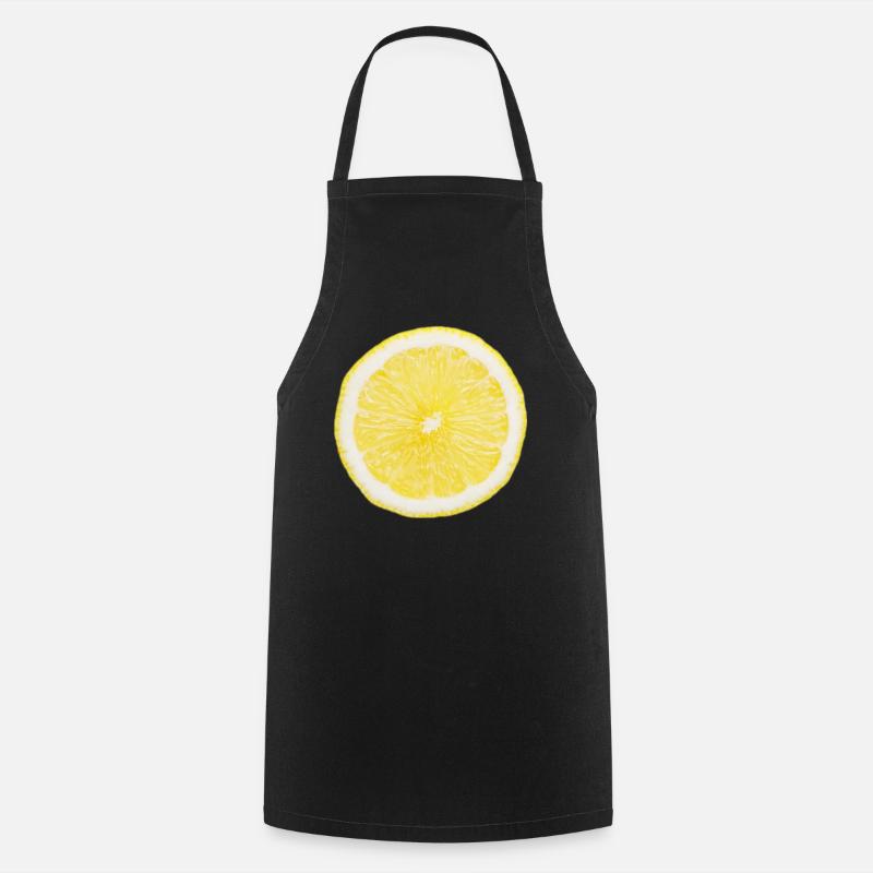 Demi-citron - Tablier de cuisine - noir