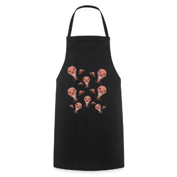 Compost Worms Nice Worm Funny Wur - Cooking Apron - black - Front - AI Model Male 185 dark (185cm)