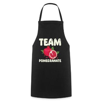 Team Pomegranate - Cooking Apron - black - Front - AI Model Male 185 dark (185cm)
