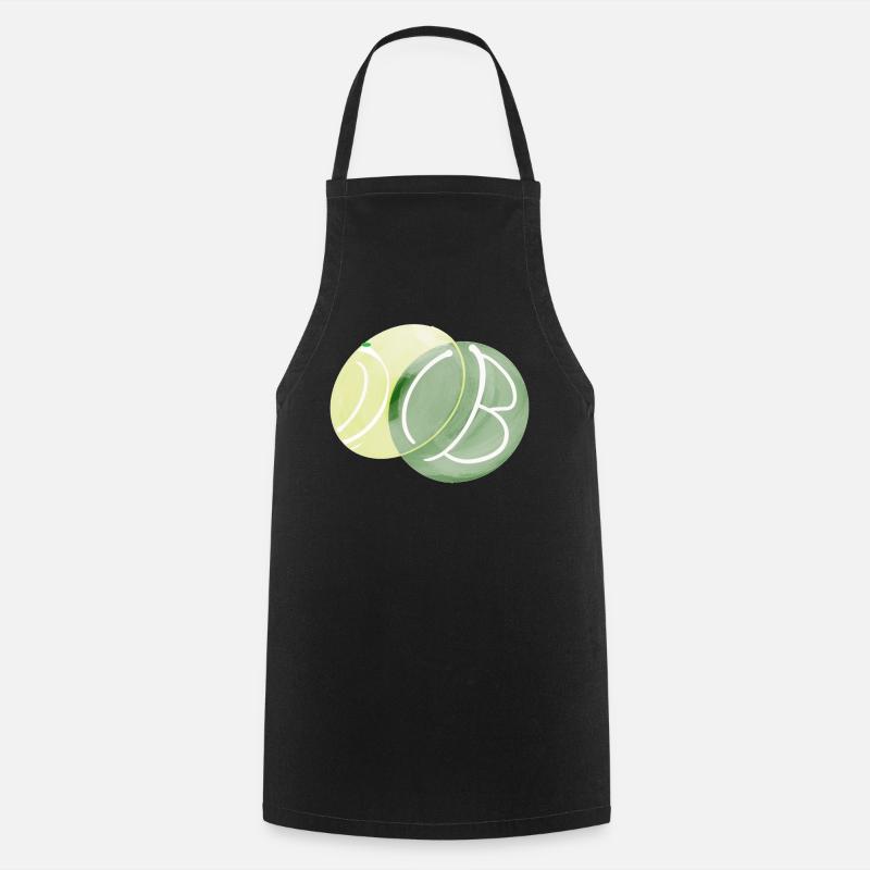 Le point vert - Tablier de cuisine - noir