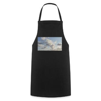 Sky Soft Clouds - Cooking Apron - black - Front - AI Model Male 185 dark (185cm)