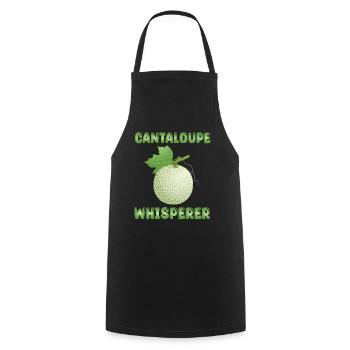 Cantaloupe-Melone Flüsterer - Kochschürze - Schwarz - Vorne - AI Model Male 185 dark (185cm)