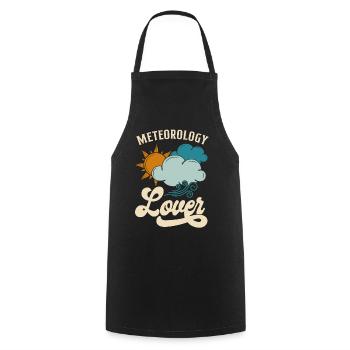 Meteorologist Weather Forecast - Cooking Apron - black - Front - AI Model Male 185 dark (185cm)