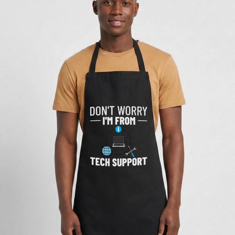 Tech Support IT Technical Assistance Helpdesk Cooking Apron