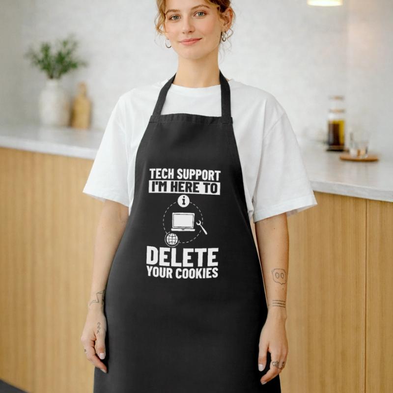 Tech Support IT Technical Assistance Helpdesk Cooking Apron