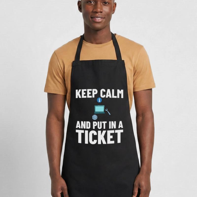 Tech Support IT Technical Assistance Helpdesk Cooking Apron