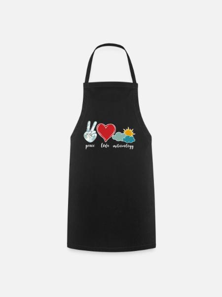 Meteorologist Weather Forecast - Cooking Apron - black