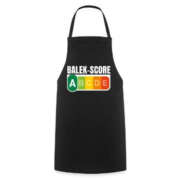BALEK-SCORE - Humour noir - Tablier de cuisine - noir - Devant - AI Model Male 185 dark (185cm)