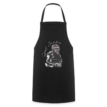 Speed Junkie - Cooking Apron - black - Front - AI Model Male 185 dark (185cm)