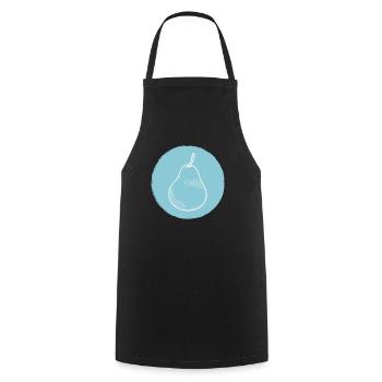 Pear - Cooking Apron - black - Front - AI Model Male 185 dark (185cm)