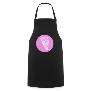 Raisin - Tablier de cuisine - noir - Devant - AI Model Male 185 dark (185cm)