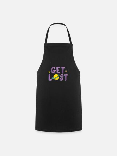 Get Lost - Cooking Apron - black