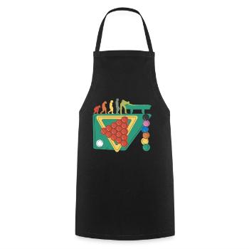 Snooker Game gamer Snooker table Snooker balls - Cooking Apron - black - Front - AI Model Male 185 dark (185cm)