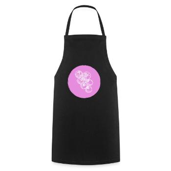 Tomates cocktail - Tablier de cuisine - noir - Devant - AI Model Male 185 dark (185cm)