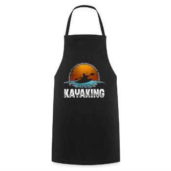 Kayak Kayakiste Kayakiste - Tablier de cuisine - noir - Devant - AI Model Male 185 dark (185cm)