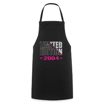 Limited Edition 2004 - Cooking Apron - black - Front - AI Model Male 185 dark (185cm)