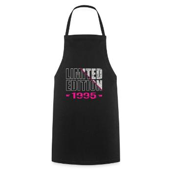 Édition limitée 1995 - Tablier de cuisine - noir - Devant - AI Model Male 185 dark (185cm)