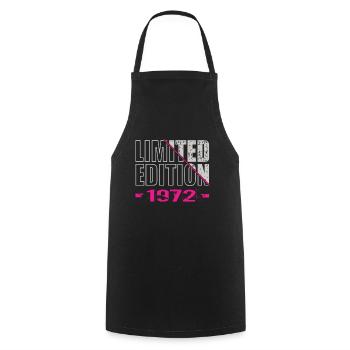 Édition limitée 1972 - Tablier de cuisine - noir - Devant - AI Model Male 185 dark (185cm)