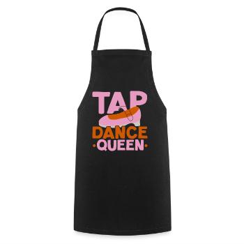 Claquettes Reine Professeur de claquettes Professeur de jazz - Tablier de cuisine - noir - Devant - AI Model Male 185 dark (185cm)