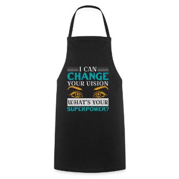 Je peux changer votre vue Qu’est-ce que votre Su - Tablier de cuisine - noir - Devant - AI Model Male 185 dark (185cm)