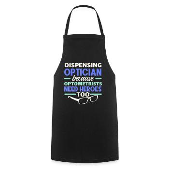 Lunettes opticiennes Whisperer Optométrie - Tablier de cuisine - noir - Devant - AI Model Male 185 dark (185cm)