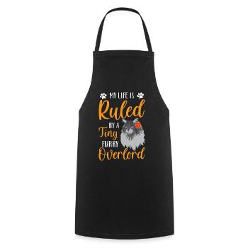 Cat Cat Lovers Cat Four-legged Friends - Cooking Apron - black - Front - AI Model Male 185 dark (185cm)
