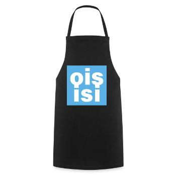 ois isi - Kochschürze - Schwarz - Vorne - AI Model Male 185 dark (185cm)