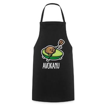 Avokanu lustige Kanu Kanusport Avocado Kajak - Kochschürze - Schwarz - Vorne - AI Model Male 185 dark (185cm)