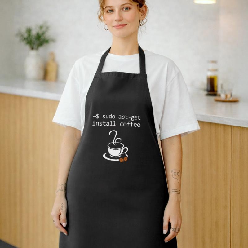 Sudo Install Coffee Sysadmin Admin Administrator Cooking Apron